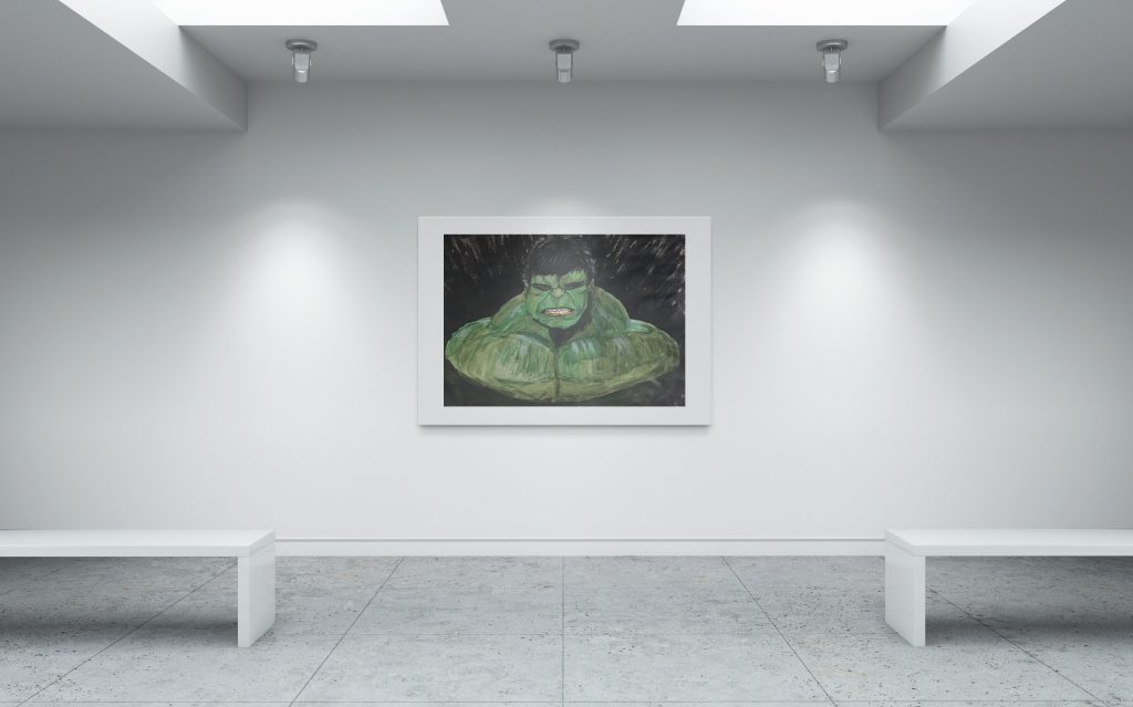 The incredible Hulk art