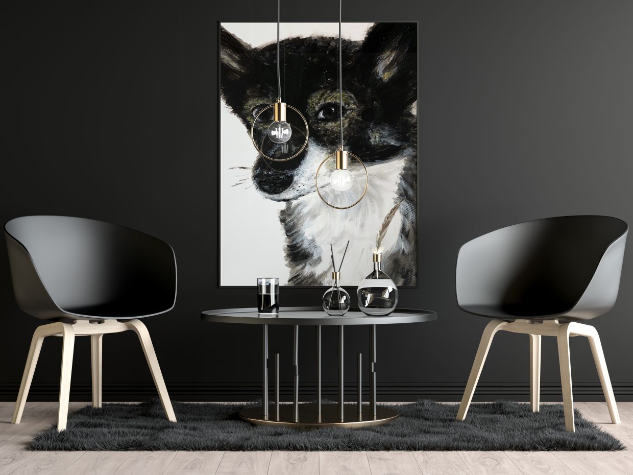 Doggy portrait poster